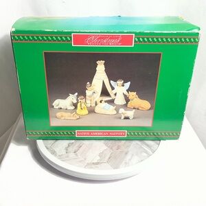 House Of Lloyd Christmas Around The World Native American Nativity Set Boxed